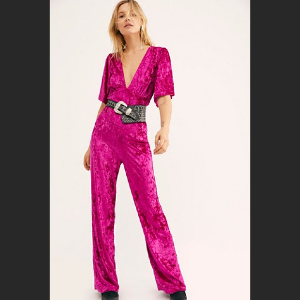 Free People Night Fever Jumpsuit
